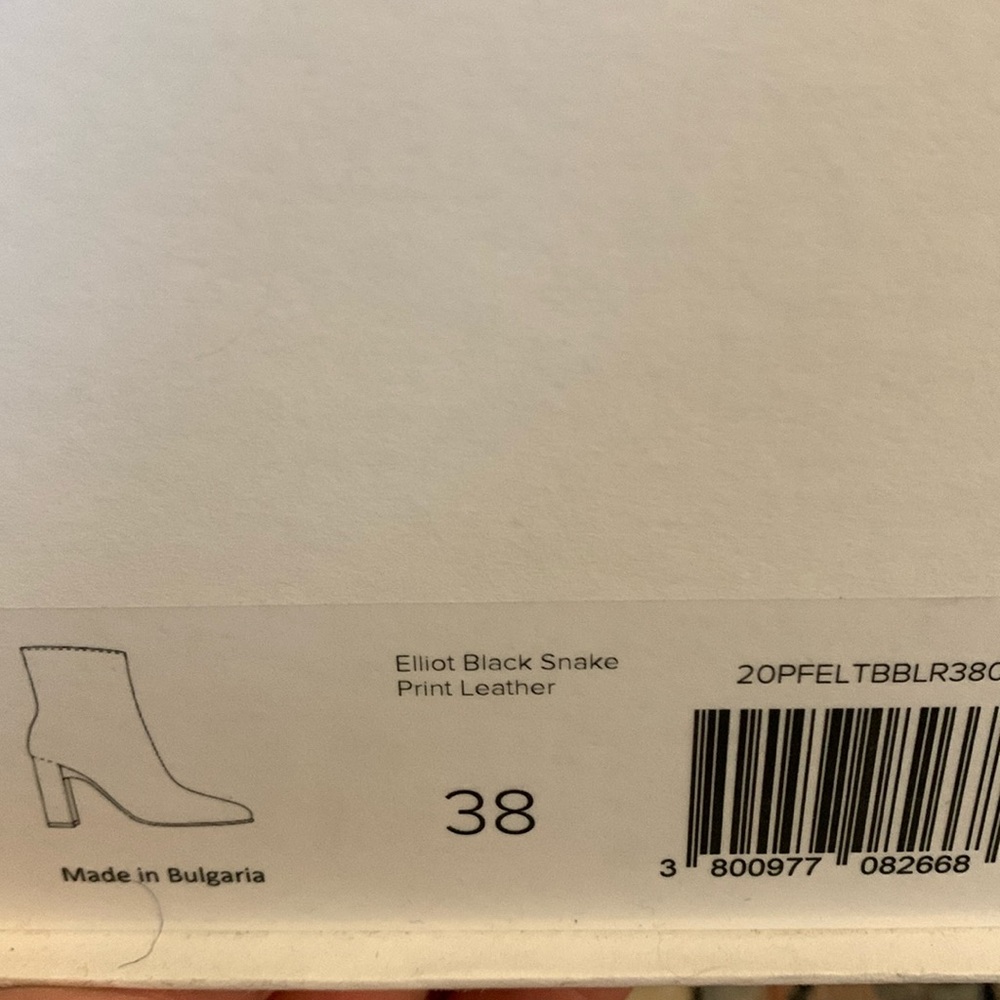 BY FAR Elliot snake print boots 38 leather - Picture 9 of 12